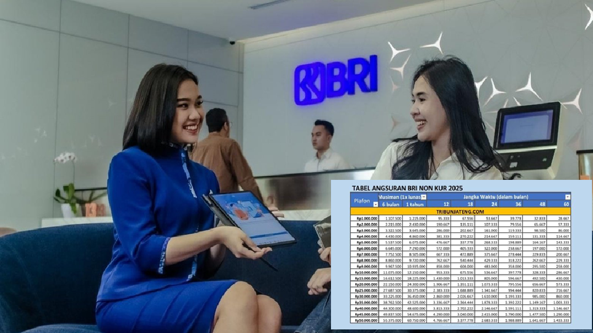 Cuma Bayar Rp146 Ribu per Bulan! Pinjaman Non KUR BRI 2025 Cair Cepat, Bunga 1% Aja!