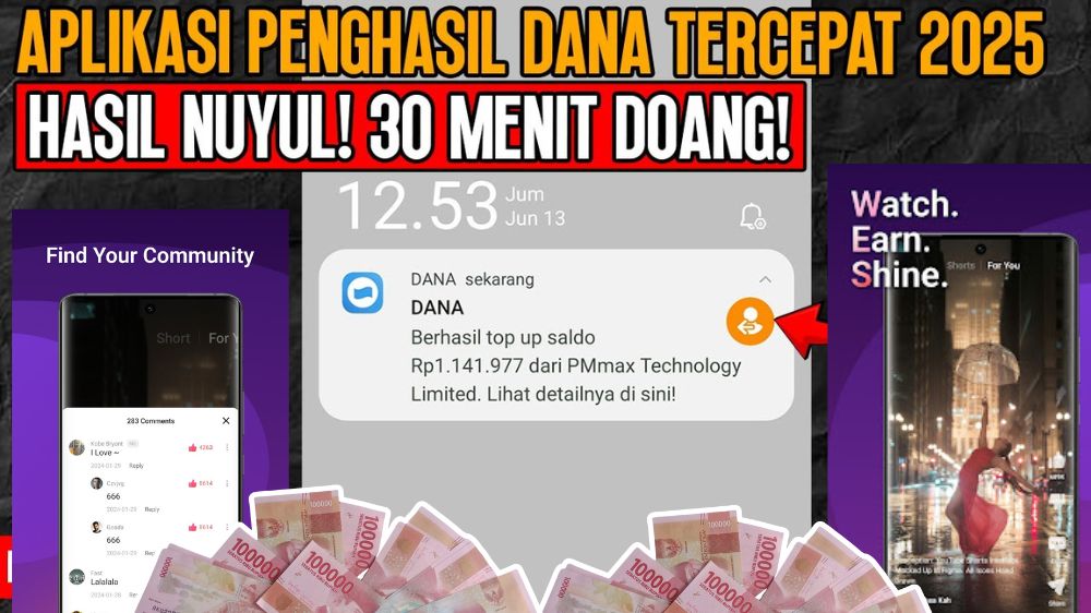 Cuma Modal HP dan Nonton Video, Aplikasi Penghasil Dana Ini Cairkan Uang Hingga Rp1.141.977 Langsung Masuk