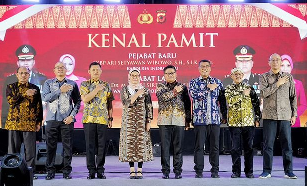 Kenal Pamit Kapolres, Bupati Nina: Lanjutkan Kerja Sama Demi Kamtibmas Indramayu!