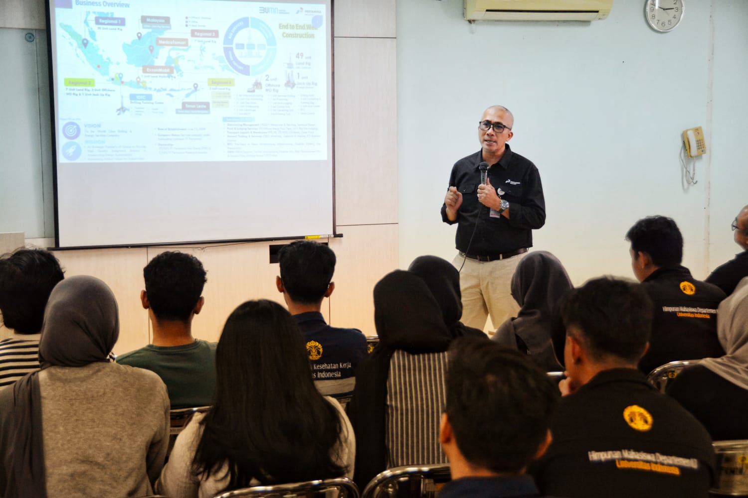 Direktur Utama Pertamina Drilling Berikan Kuliah Umum di Universitas Indonesia