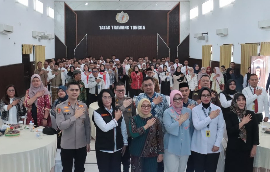 Kunjungi Polres Indramayu, Menteri PPPA RI Perkuat Penanganan Perlindungan  Perempuan dan Anak