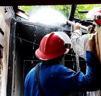 Gara-gara Regulator Gas Tabung Kurang Pas Masangnya, Rumah Nenek Siri di Dukupuntang Terbakar 