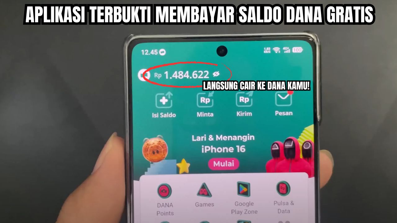 Link Dana Kaget Hari Ini Lewat Aplikasi Penghasil Saldo Dana Gratis, Klaim Rp100.000 Sekarang Juga!
