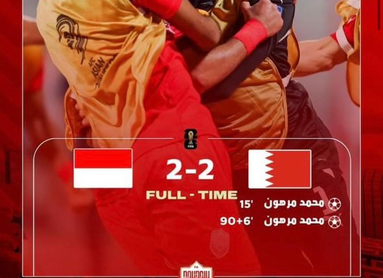 Muka Tembok! Federasi Bahrain Sebut Gol di Menit 90+6, Media Timur Tengah Pilih Bungkam