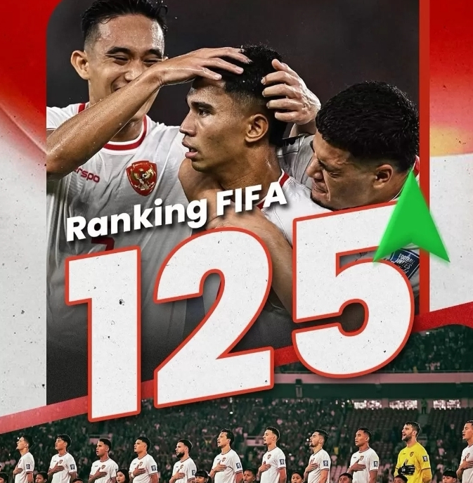 Meroket! Lampaui Malaysia Update Rangking FIFA Indonesia November 2024 Zona Asia Naik Menjadi 125 Dunia