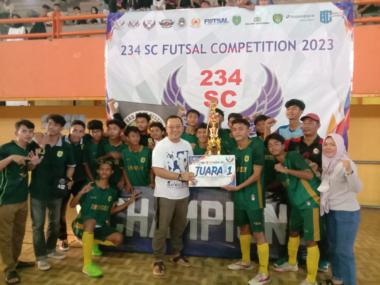 234 SC Futsal Competition 2023 Sukses Digelar, Hilal Hilmawan Dorong Milineal Torehkan Prestasi