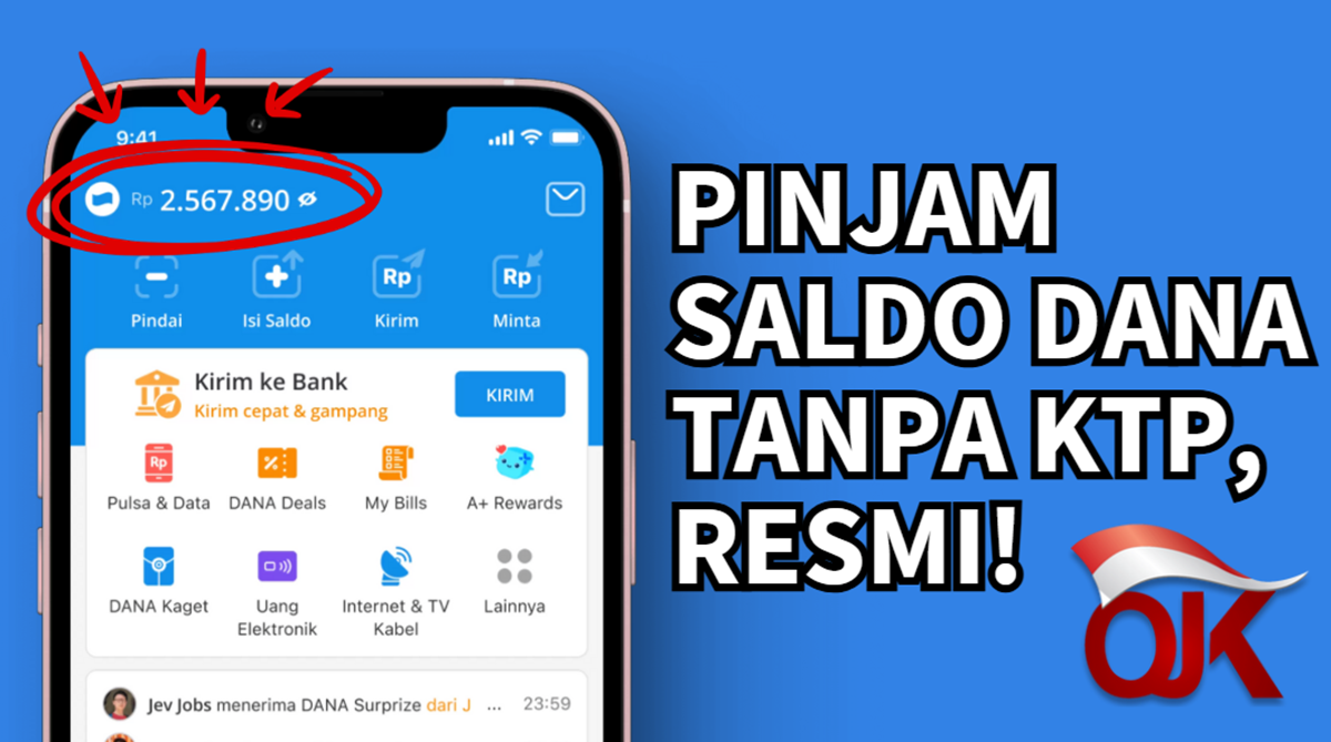 Cara Pinjam Saldo Dana Resmi OJK Terbaru 2025, Anti Ribet dan Langsung ACC Pinjaman Hingga Rp20 Juta