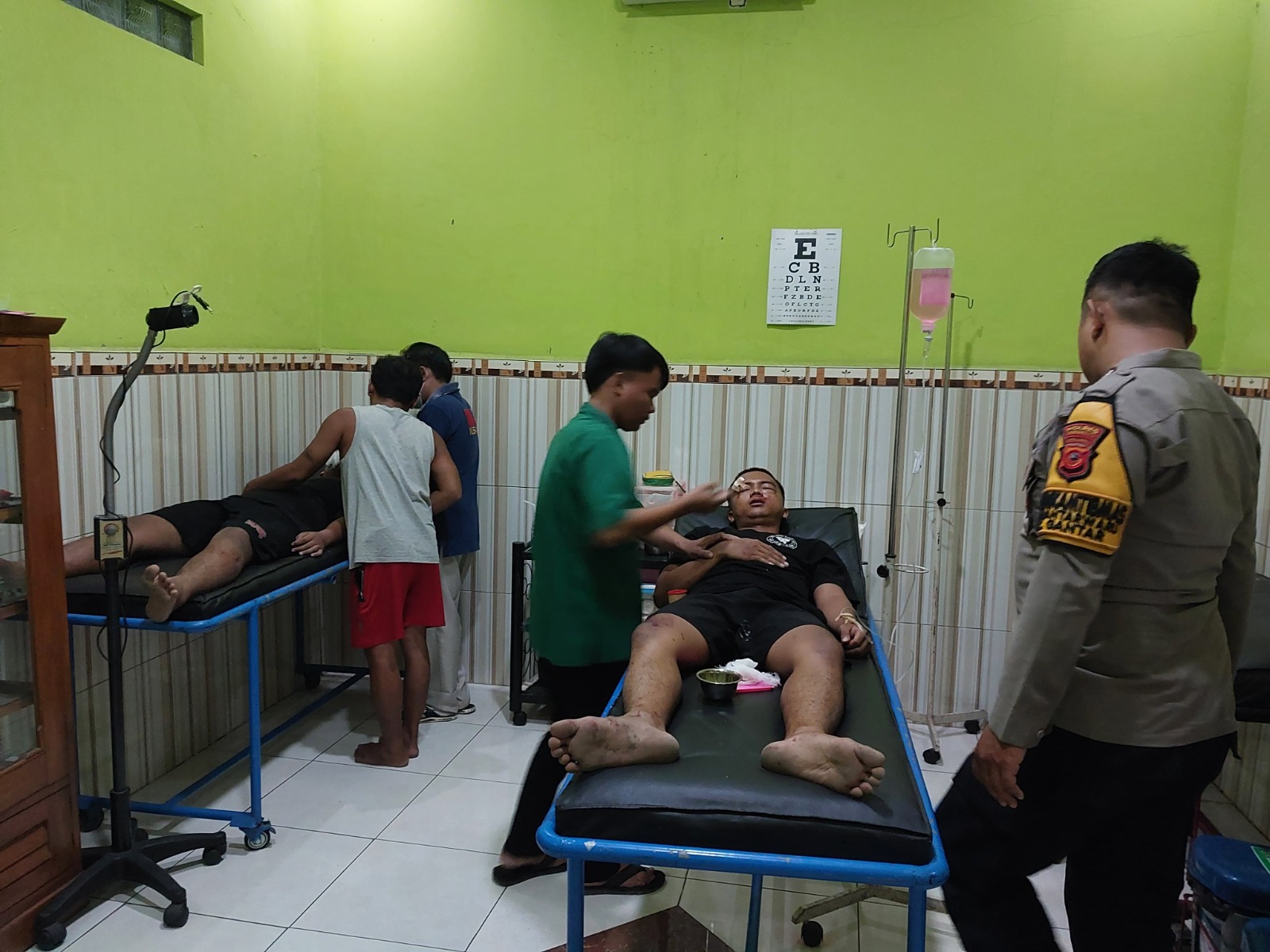Tabrakan Dua Motor di Jalan Baleraja-Haurgeulis, Tiga Orang Luka Ringan