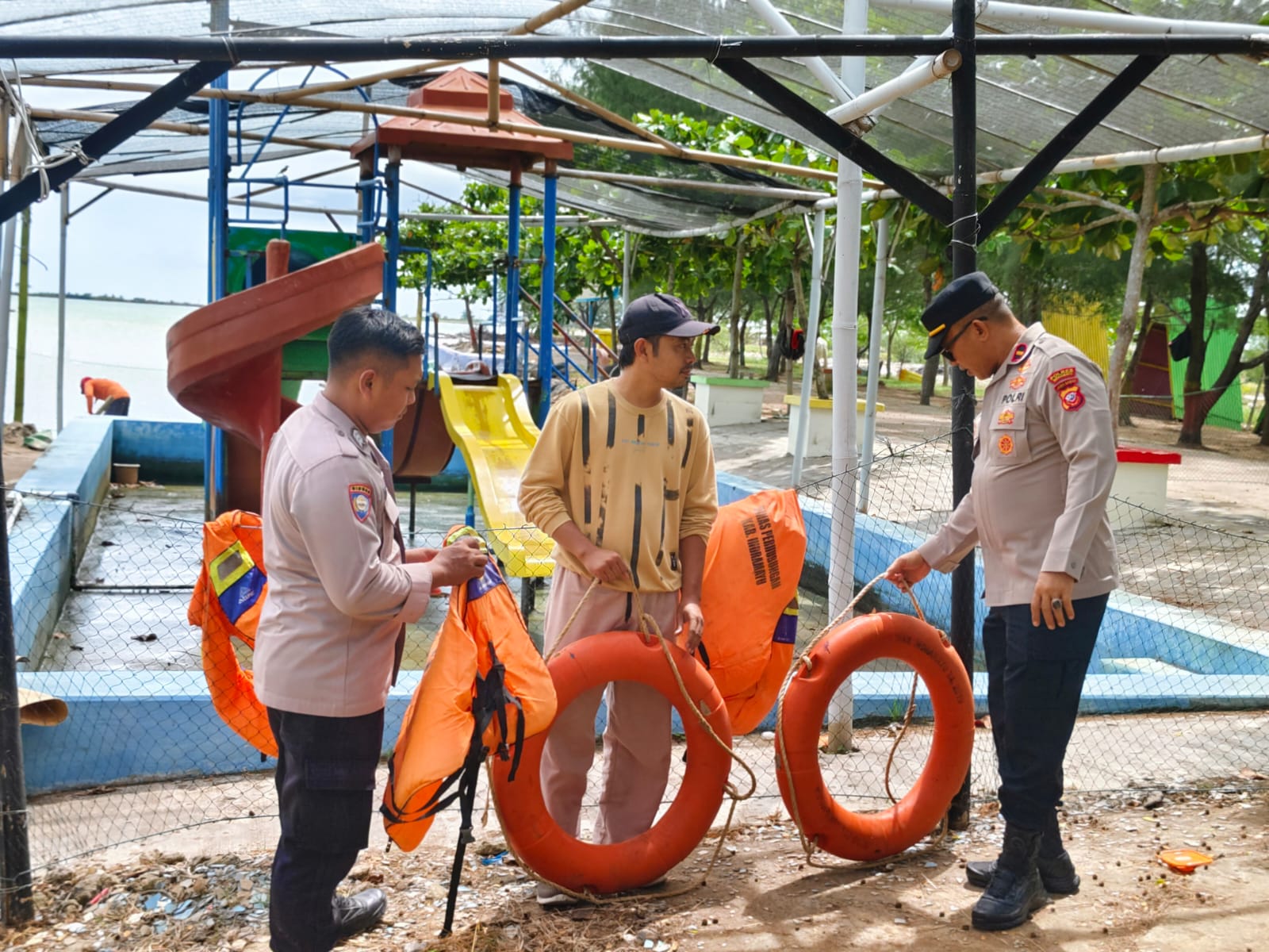 Jelang Libur Nataru Polisi Cek Objek Wisata di Indramayu
