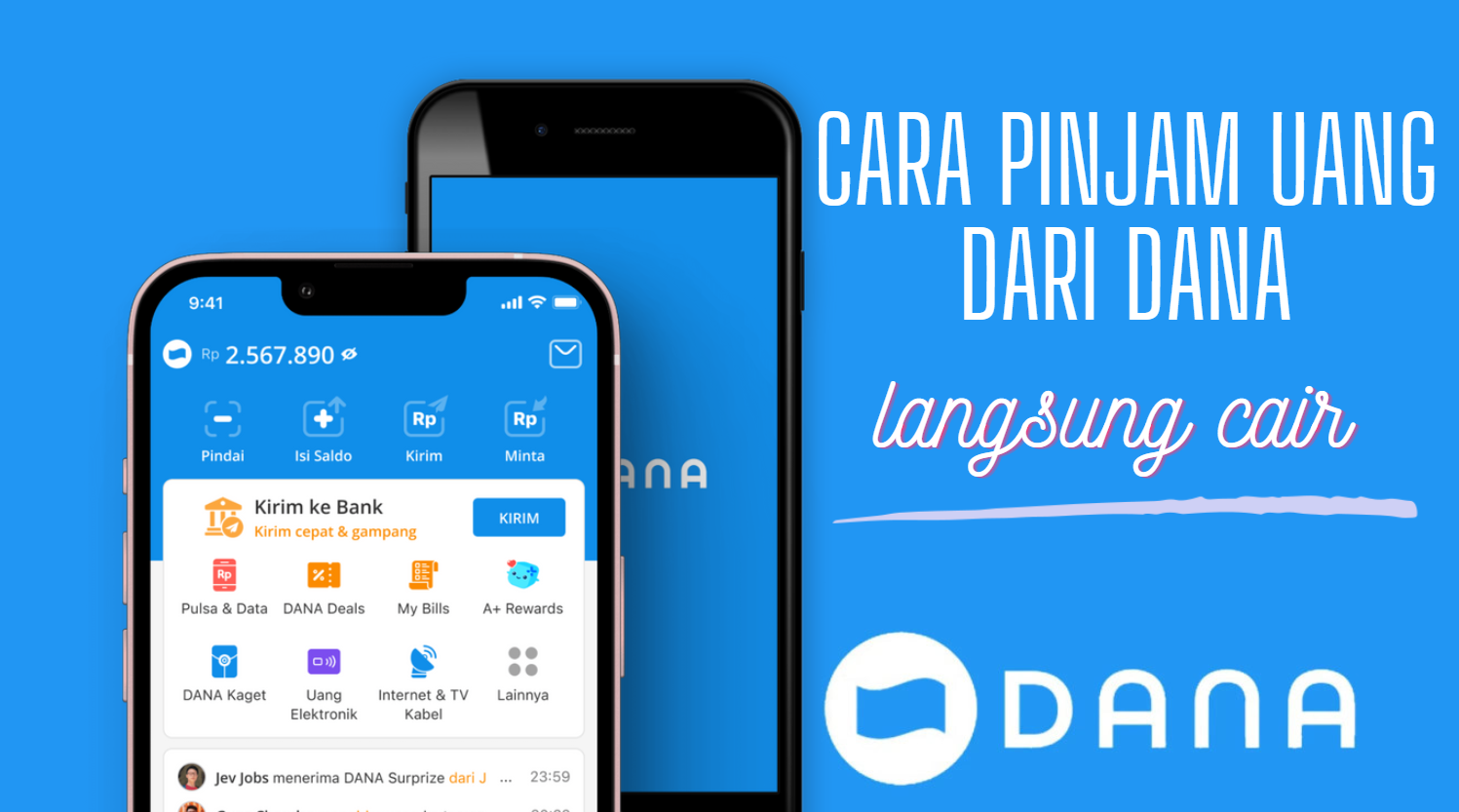 Resmi OJK Tanpa Paylater, Bisa Langsung Cair Rp1 - 5 Juta Jadi Saldo E-Wallet, Ini Cara Pinjam Uang dari DANA