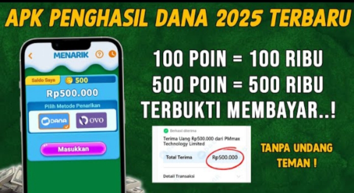 Cuma Modal Buka Aplikasi, Tanpa Tugas Apapun Dibayar Saldo DANA Gratis Rp500 Ribu, Cari Tau Caranya di Sini!