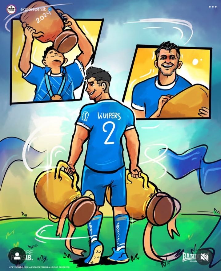 Ditinggal Lagi! Nick Kuipers Susul Ciro Alves Hengkang dari Persib, Tulis Pesan Haru untuk Para Bobotoh