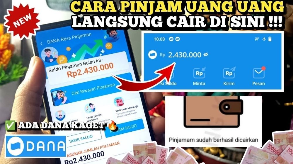 Trik Pinjam Uang dari Aplikasi DANA 2025 Tanpa Ribet, Pinjaman Hingga 20 Juta Cair Cepat dan Diawasi OJK