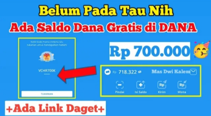 Cek Sekarang! Saldo DANA Gratis dari APK DANA Rp700 Ribu, Buruan Klaim dari Fitur Terbaru Ini!