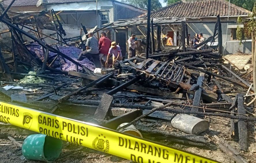 Gudang  Petasan Terbakar, Satu Orang Tewas di Tempat