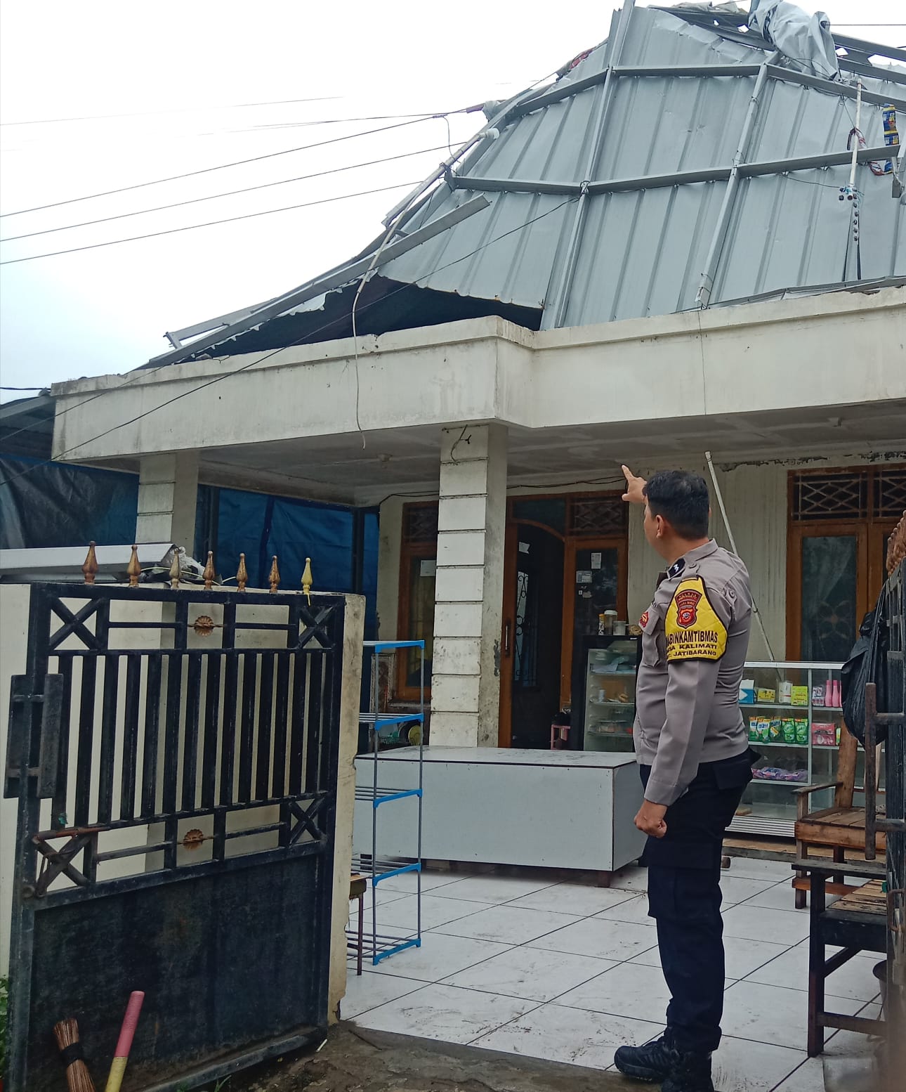 Empat Titik di Indramayu Terkena Dampak Angin Kencang