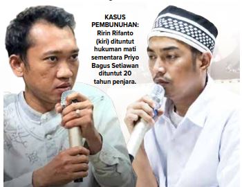 JPU Tuntut Mati Ririn Rifanto dan 20 Tahun Penjara untuk Priyo dalam ...