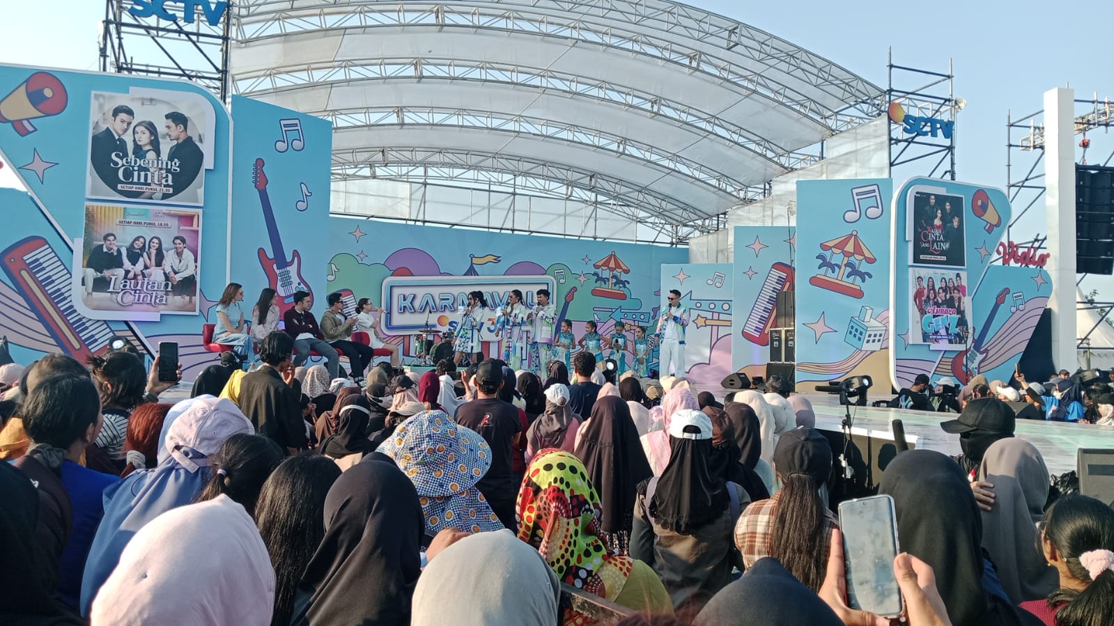 HUT ke-36 SCTV, Karnaval SCTV Sapa Warga Indramayu dengan Deretan Artis Top