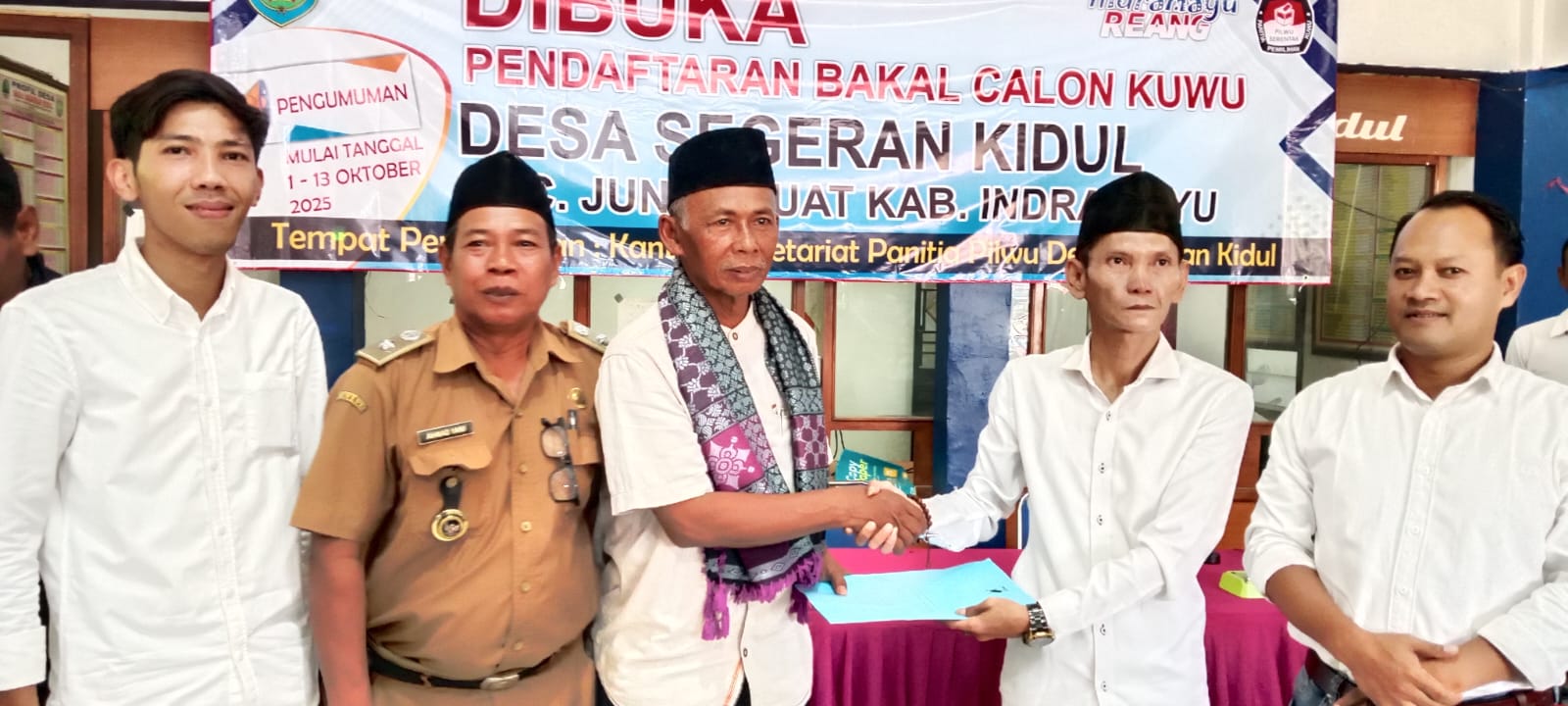 Casnita Jadi Calon Kuwu Segeran Kidul yang Pertama Daftarkan Diri