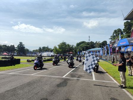 AEROX TRACK DAY, Enjoy Sensasi Berkendara Super Sport AEROX ALPHA di Lintasan Sirkuit