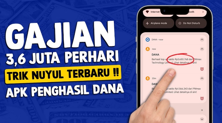 Raih 3,6 Juta Rupiah Hanya Buka Aplikasi Penghasil DANA Terbaru 2025, Ikuti Langkah-Langkahnya Disini