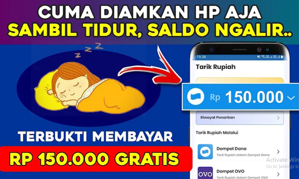Terbukti Membayar! Saldo DANA Rp150 Ribu Langsung Cair ke E-Walet, Aplikasi Penghasil Uang 2025