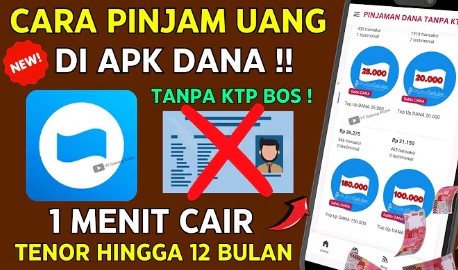 RESMI OJK, Ini Cara Pinjam Saldo DANA Tanpa KTP dan Cair dengan Cepat!