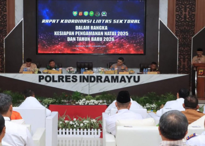 Pengamanan Nataru, Polres Indramayu Gelar Rakor Lintas Sektoral