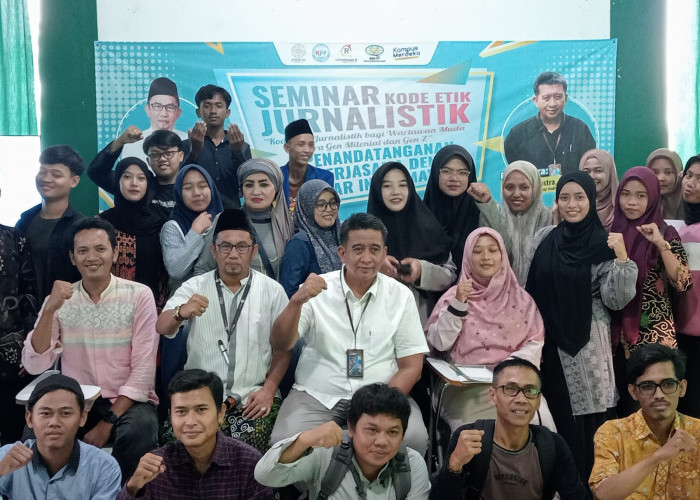 STIDKI NU Indramayu Gelar Seminar Kode Etik Jurnalistik dan Penandatanganan MoU dengan Radar Indramayu