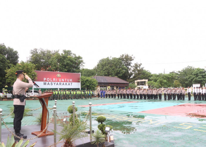Polres Indramayu Gelar Apel Kesiapan Tekankan Sinergi dan Respons Cepat Hadapi Potensi Bencana