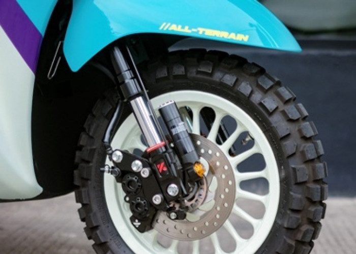 Nyentrik Abis! Grand Filano Hybrid Disulap Jadi Skutik Ala Urban Rally 80-an Bergaya Anak Muda Kalcer