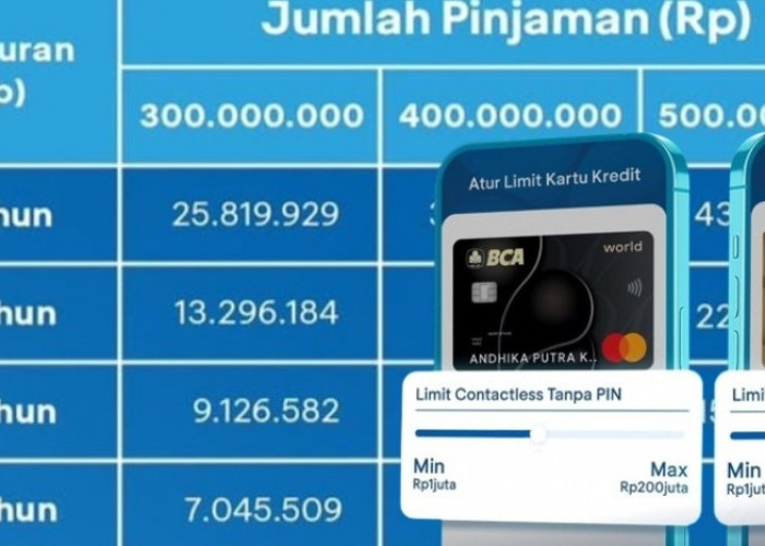 Berikut Simulasi KUR BCA yang Bisa Tanpa Agunan untuk Angsuran 50 Juta, Cicilan Ringan Mulai dari 193 Ribu