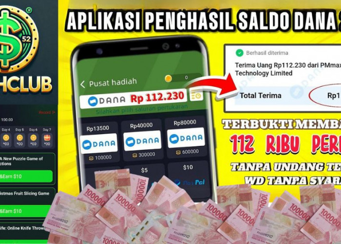 Aplikasi Penghasil Saldo Dana Gratis Kasih 112.000 per Hari, Hanya dengan Main Game Puzzle Tanpa Undang Teman