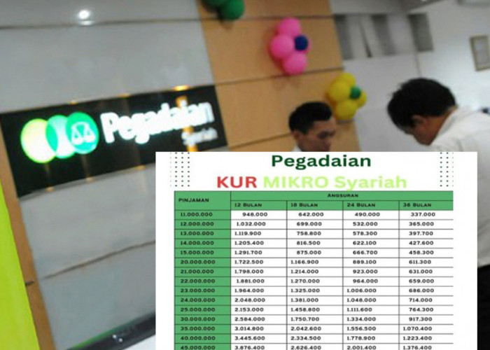 KUR Syariah Pegadaian: No Riba, Solusi Pintar Modal Usaha, Pinjaman Tanpa Jaminan Rp50 Juta Cicilan 1 Jutaan
