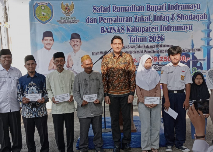 Bupati Indramayu Apresiasi Baznas, Salurkan Bantuan ZIS Rp2,05 Miliar dalam Safari Ramadan 2026