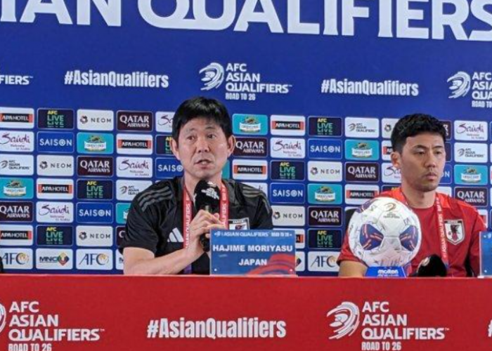 Pasca Bantai Indonesia 4-0, Hajime Moriyasu Percaya Timnas Indonesia Bisa Lolos ke Piala Dunia 2026