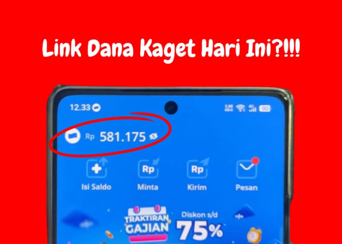 Saldo Gratis Rp360.000 Langsung Masuk ke Akun Kamu, Cek Sekarang & Klaim Link Dana Kaget!