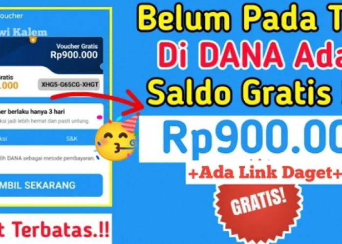 Bayar Listrik Gratis Saldo DANA Rp900.000 Ribu dari Dompet Digital DANA, Klaim Sekarang Juga Cuannya!!