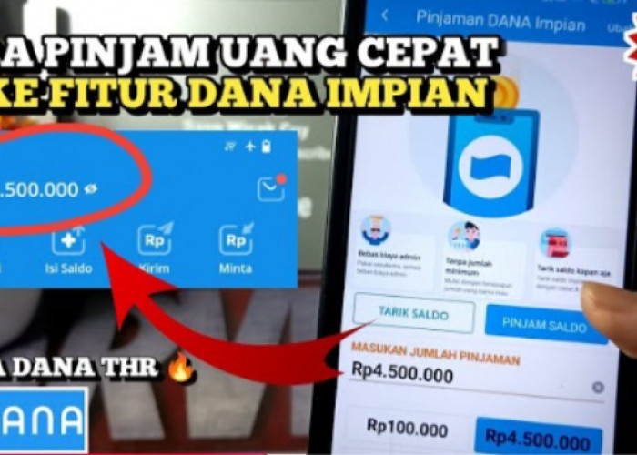 Belum Banyak yang Tahu! Cara Baru Pinjam Saldo di DANA Limit hingga Rp20 Juta, Tanpa Paylater Resmi OJK!