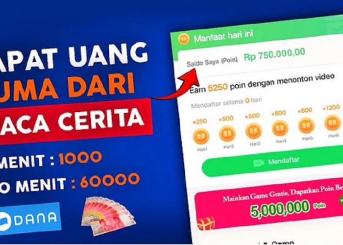 Aplikasi Penghasil Uang 2025 Terbukti Membayar, Begini Cara Dapatkan Saldo DANA Gratis Modal Baca Cerita Komik