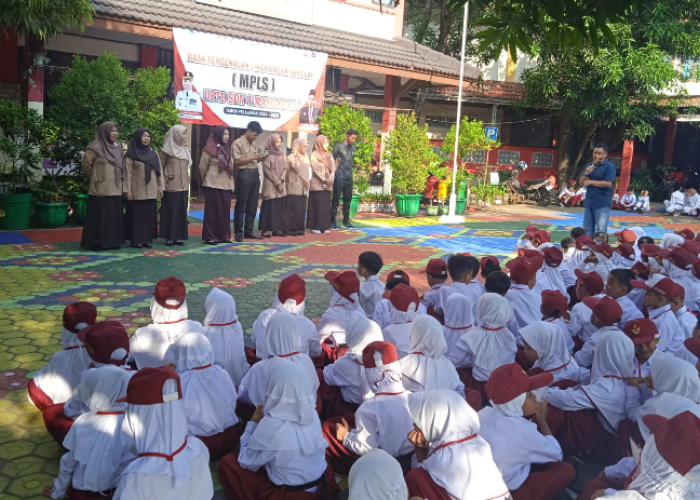 Masa Pengenalan Lingkungan Sekolah (MPLS) di UPTD SDN 4 Margadadi