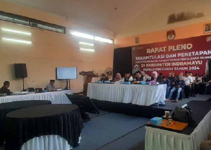 Rapat Pleno KPU Indramayu Tuntas, Komposisi Kursi DPRD Tunggu setelah Pleno Pusat