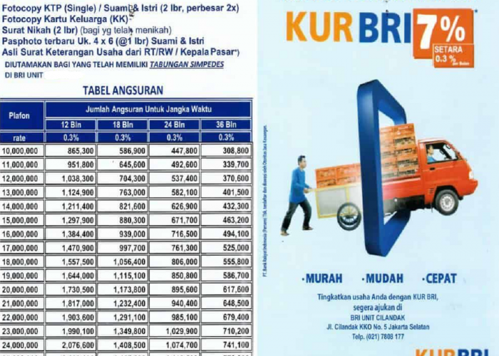 Tanpa Agunan! Ini Syarat Pinjaman Bank BRI Tanpa Jaminan untuk Usaha Anda