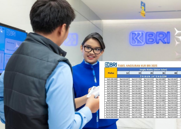 Berapa Cicilan KUR BRI 2025 Pinjaman Rp50 Juta? Simak Syarat dan Suku Bunga Lengkapnya Disini