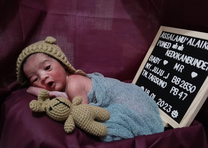 Asyik Nih, Melahirkan di Puskesmas Kedokan Bunder, Bonus Foto Bayi yang Baru Lahir