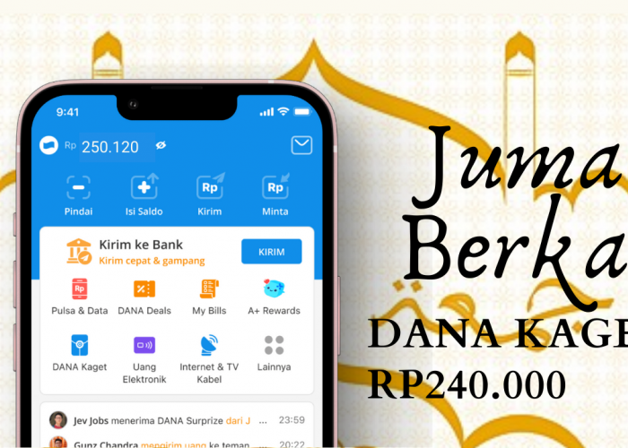 Temukan dan Klaim Rp240.000 dari Saldo DANA Kaget Jumat Berkah Terbaru, Link Aktif Cuma Ada di Sini!