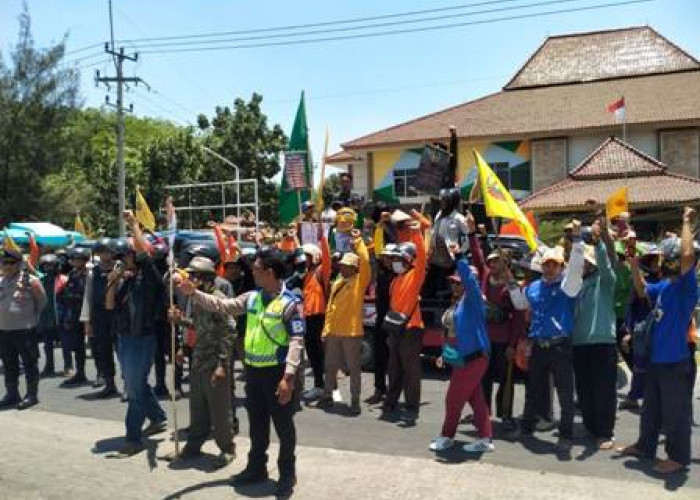 Demo Ratusan Petani Indramayu, Tuntut Pemerintah Lakukan Reforma Agraria