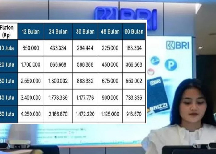 Berapa Angsuran Dana Pinjaman KUR BRI 20 Juta? Begini Simulasi Cicilan Paling Ringan Tenor Sampai 5 Tahun!