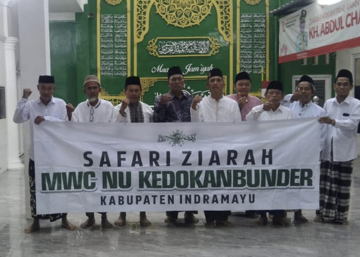 MWC NU Kedokanbunder Gelar Safari Ziarah ke Makbaroh KH Abdul Chalim Majalengka