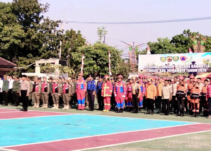 Hadapi Potensi Ancaman Kebakaran Musim Kemarau, Polres Indramayu Gelar Apel Siaga Karhutla 2026